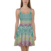 Rasta Swirls Skater Dress - Image 2