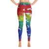 Rainbow Splatter Yoga Leggings - Image 4