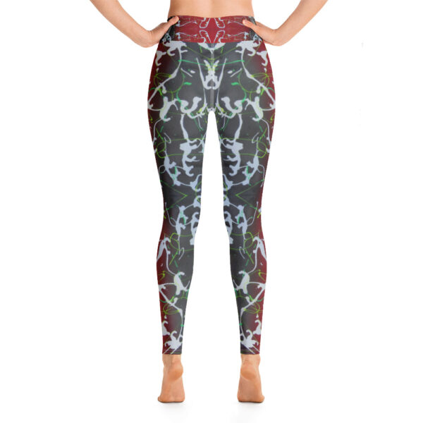 White Splatter Yoga Leggings - Image 4