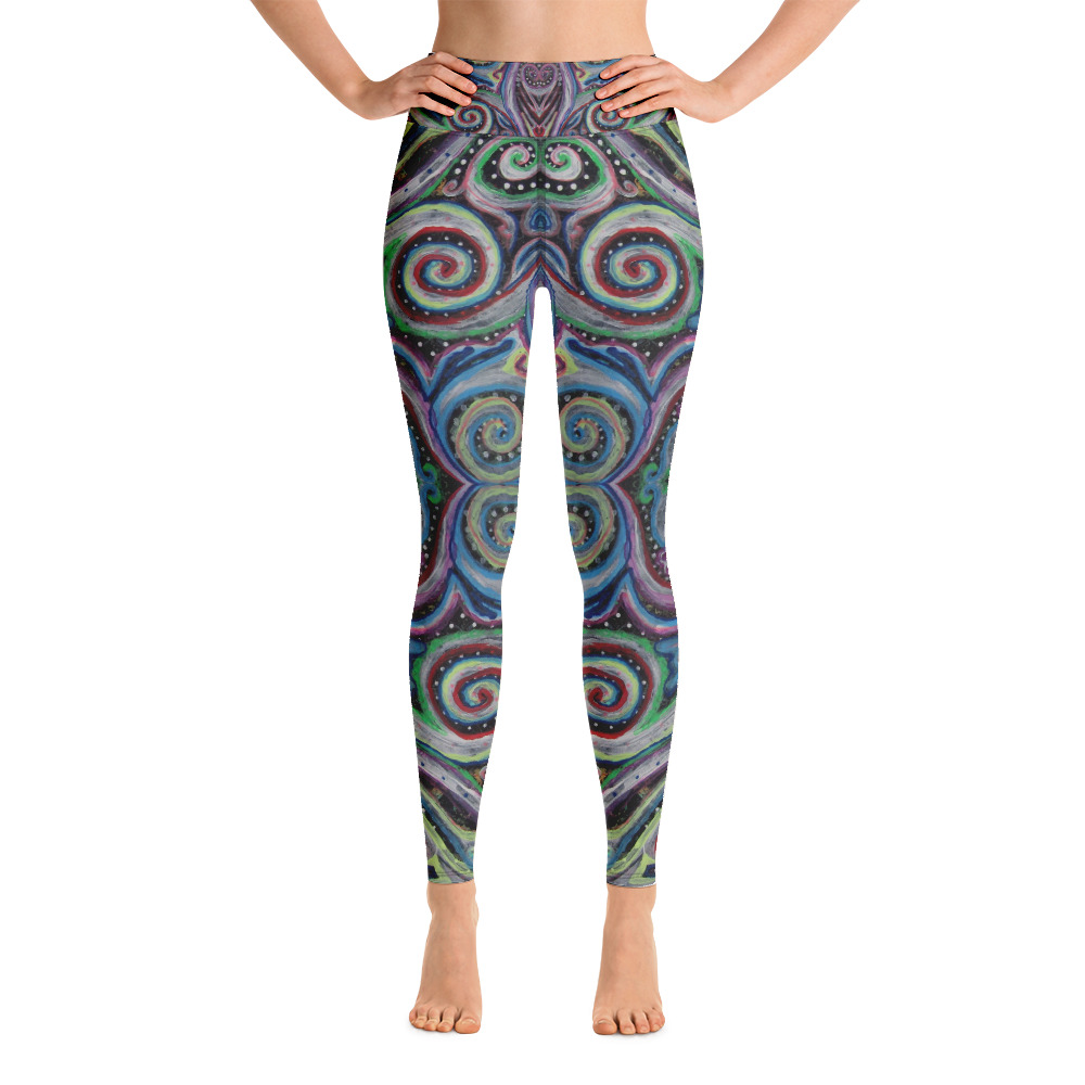 Birthday Swirl Yoga Leggings