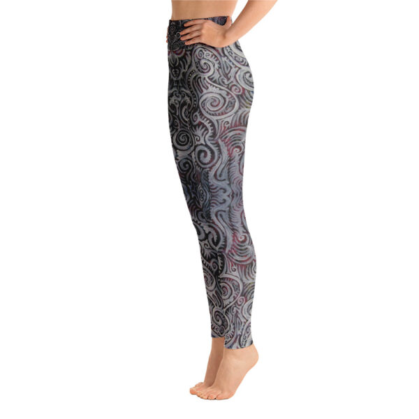 Musical Pride Swirls Yoga Leggings - Image 2