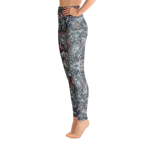RGB Swirls Yoga Leggings - Image 2