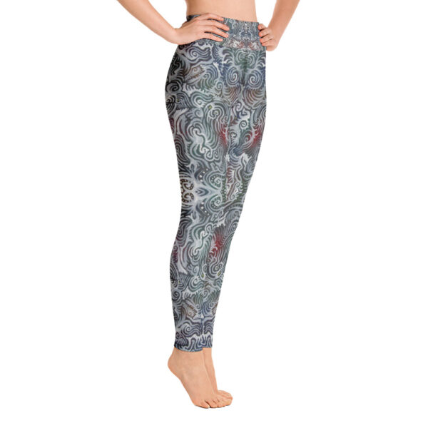 RGB Swirls Yoga Leggings - Image 3