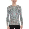 Face Swirls Men's Rash Guard