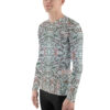 Face Swirls Men's Rash Guard - Image 3