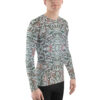 Face Swirls Men's Rash Guard - Image 4