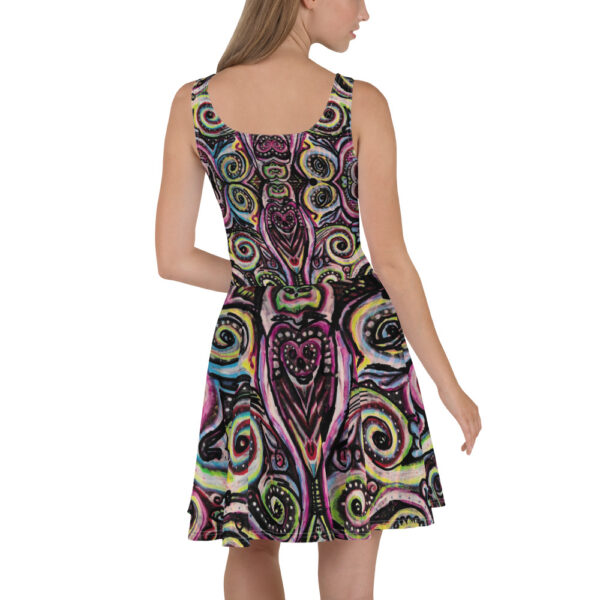 Aliens Face to Face Skater Dress - Image 3
