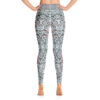 Face Swirls Yoga Leggings - Image 4