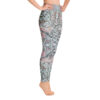 Face Swirls Yoga Leggings - Image 3