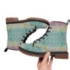 Rasta Swirls All-Over Print Women's Martin Short Boots - Image 3