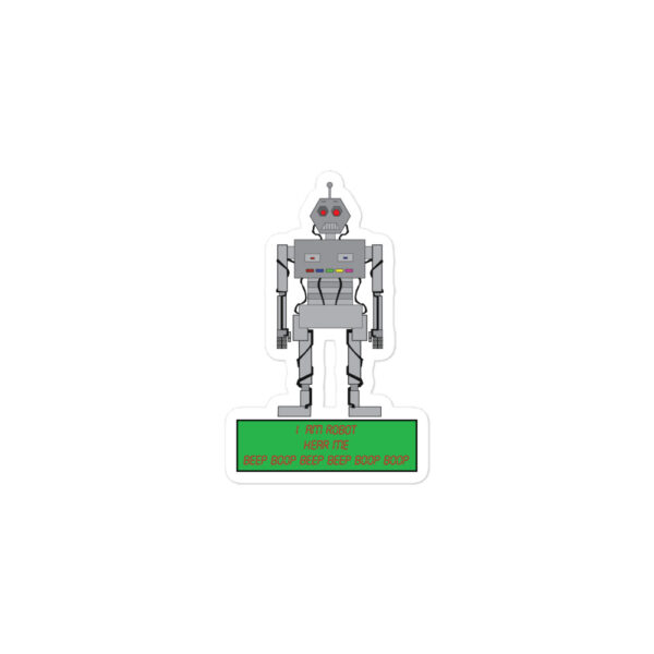 I am Robot Bubble-free stickers - Image 2