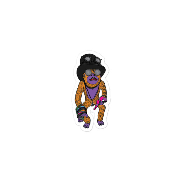 Rock Star Monkey  Bubble-free stickers - Image 2