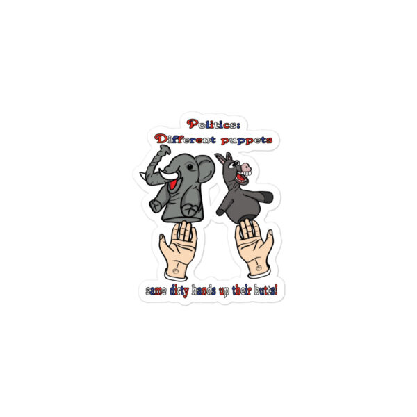 Political Puppets Bubble-free stickers - Image 2