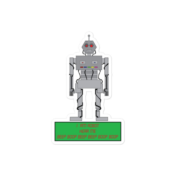 I am Robot Bubble-free stickers - Image 3