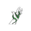 Snake in Hand Bubble-free stickers - Image 3