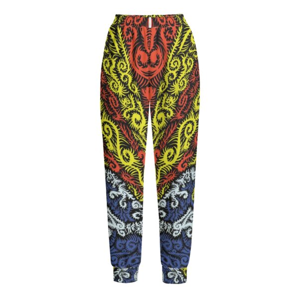 Psychedelic Waves All-Over Print Women's Loose Casual Pants