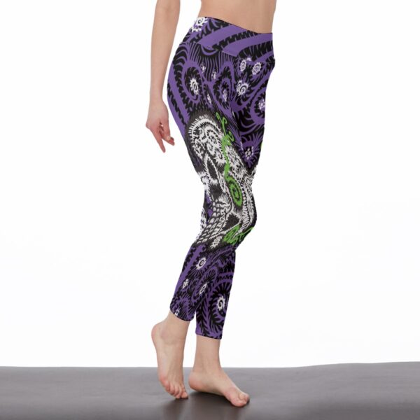 Spirit World  All-Over Print Women's High Waist Leggings | Side Stitch Closure - Image 2