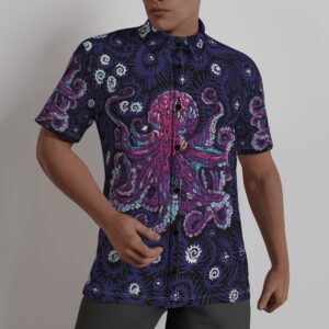 Psy-Octopus  All-Over Print Men's Shirt