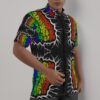 Rainbow Swirls All-Over Print Men's Shirt - Image 2