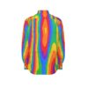 Heat Rainbow All-Over Print Men's Long Sleeve Shirt | 115GSM Cotton poplin - Image 5