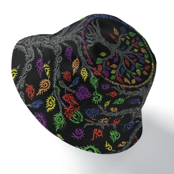 Swirly tree of life Double-Side Printing Bucket Hat - Image 4