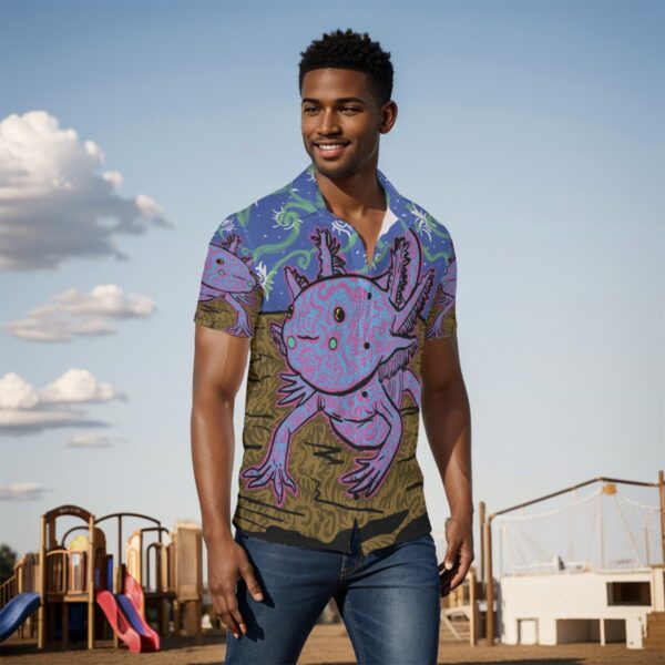 axolotl All-Over Print Men's Shirt - Image 2