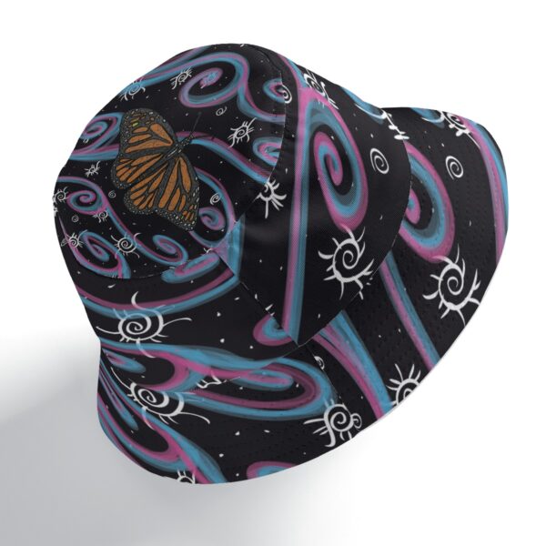 Swirly Monarch Double-Side Printing Bucket Hat - Image 3