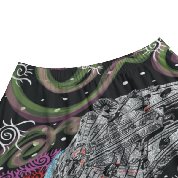 Swirly Millennium Falcon All-Over Print Women's Long Maxi Skirt With Pockets - Image 3
