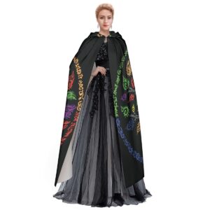 Swirly tree of life All-Over Print Unisex Hooded Cloak