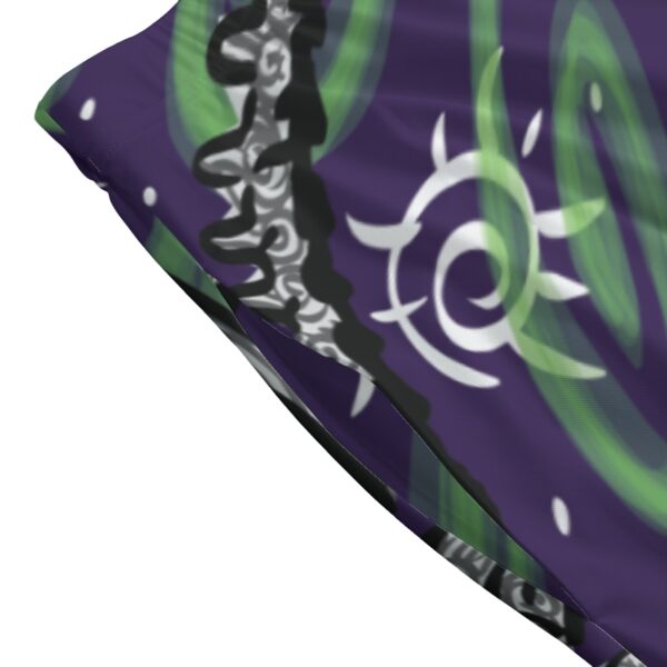 Swirly Xenomorph All-Over Print Women's Long Maxi Skirt With Pockets - Image 4