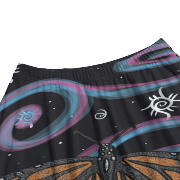 Swirly Monarch  All-Over Print Women's Long Maxi Skirt With Pockets - Image 3