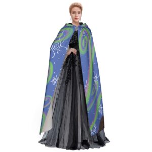 mystery of the black cat All-Over Print Unisex Hooded Cloak