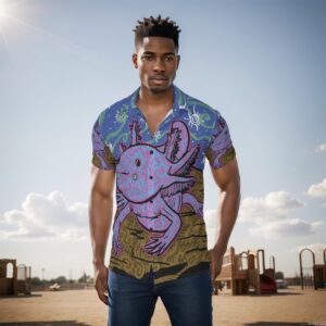axolotl All-Over Print Men's Shirt