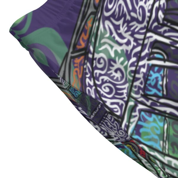 Trippy Hippy Van All-Over Print Women's Long Maxi Skirt With Pockets - Image 4
