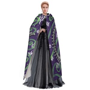 Swirly Xenomorph All-Over Print Unisex Hooded Cloak
