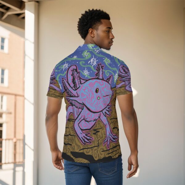 axolotl All-Over Print Men's Shirt - Image 4
