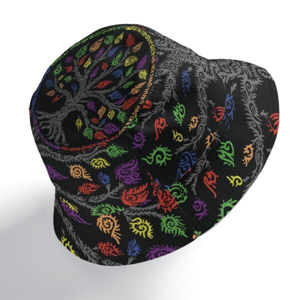 Swirly tree of life Double-Side Printing Bucket Hat - Image 7