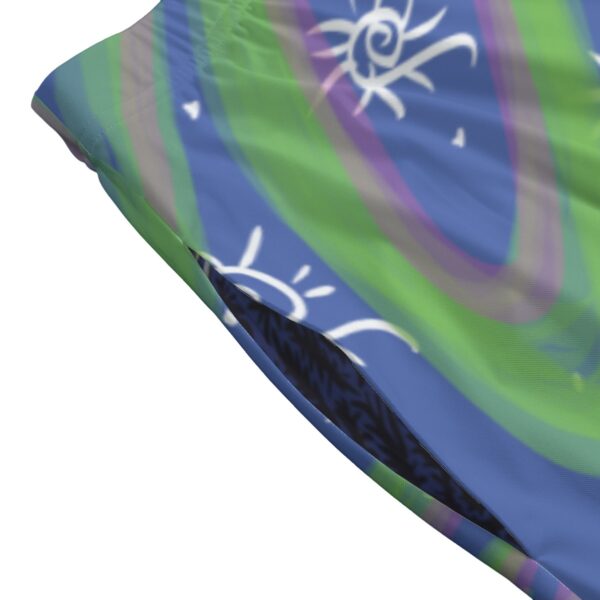 Mystery of the black ca All-Over Print Women's Long Maxi Skirt With Pockets - Image 4