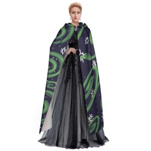 pink butterfly swirls All-Over Print Unisex Hooded Cloak
