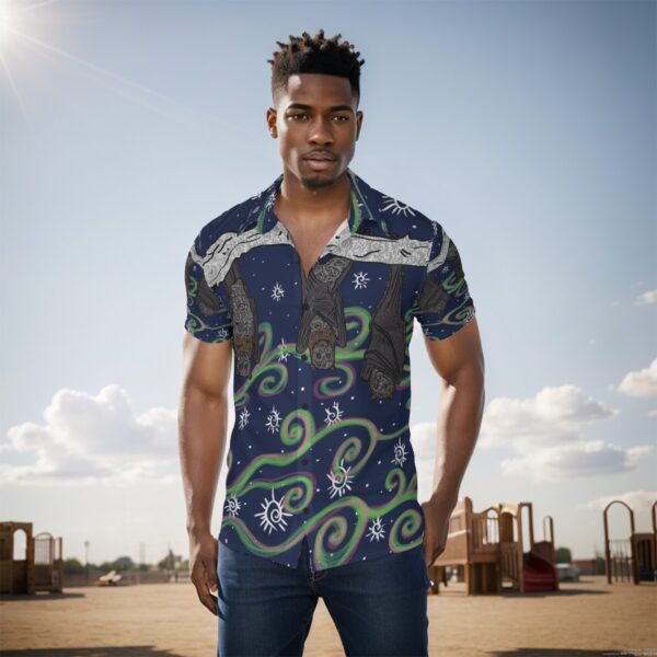 swirls of bats All-Over Print Men's Shirt
