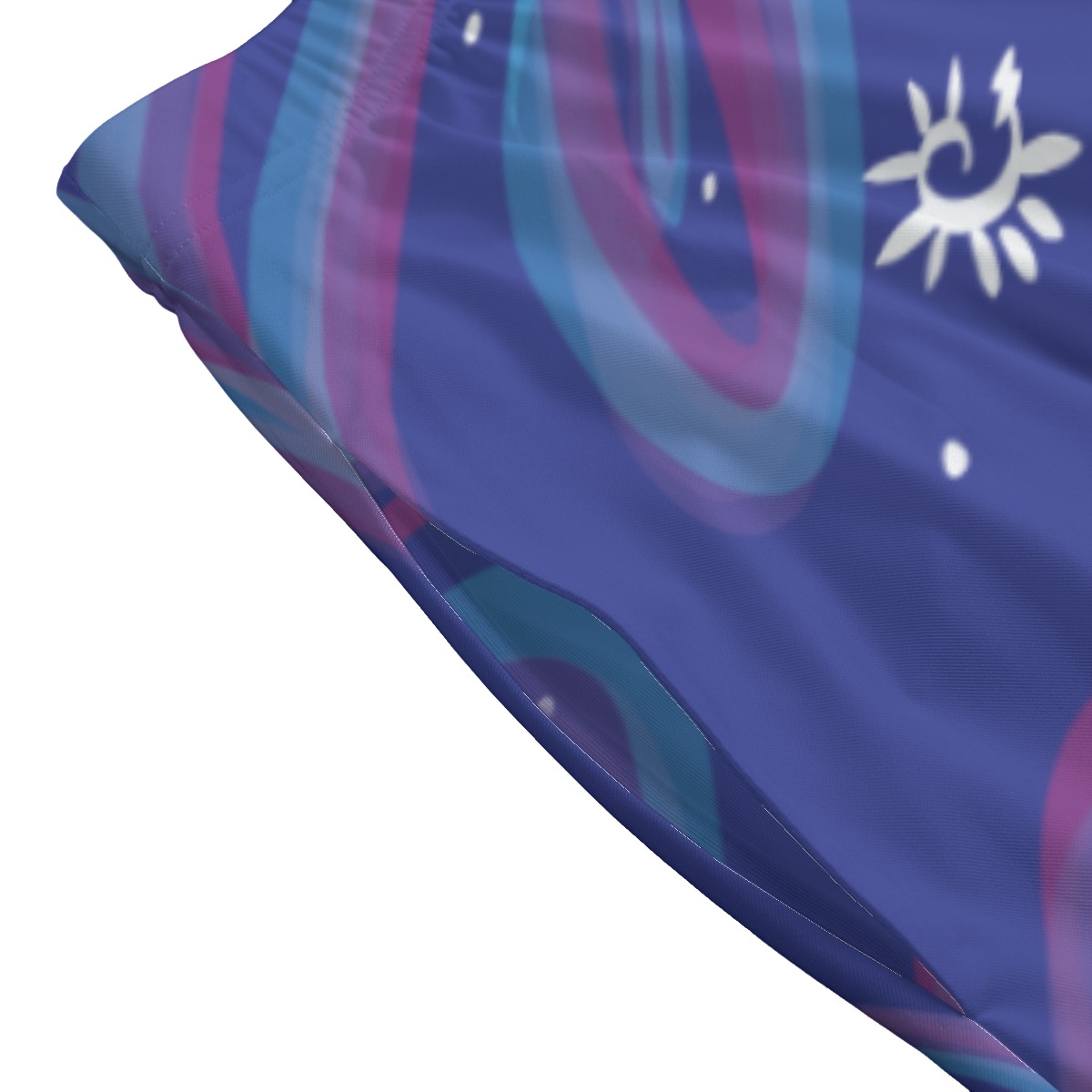 bat swirls All-Over Print Women's Long Maxi Skirt With Pockets - Image 4