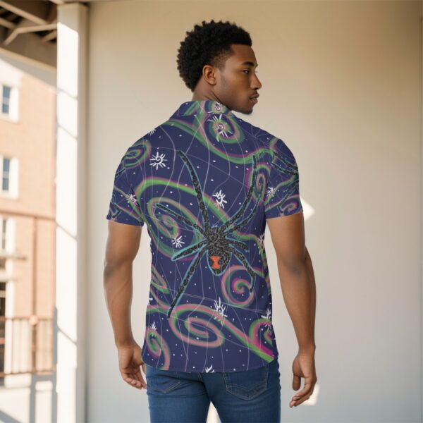 Black Widow All-Over Print Men's Shirt - Image 4