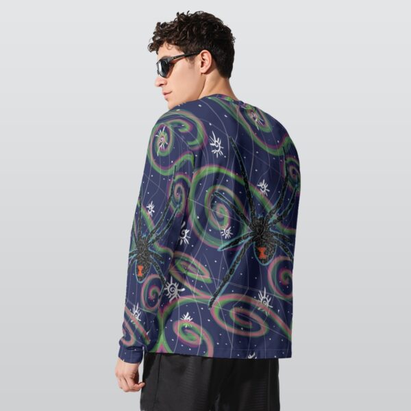 Black Widow All-Over Print Long Sleeve T-Shirt | 190GSM Cotton - Image 2