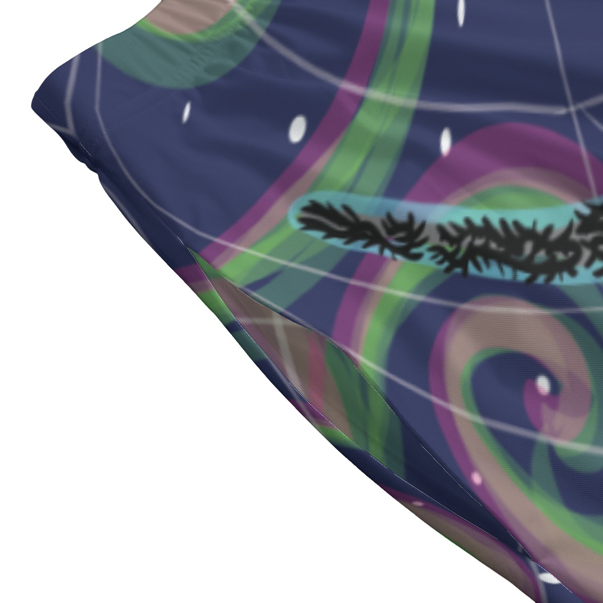 Black Widow All-Over Print Women's Long Maxi Skirt With Pockets - Image 4