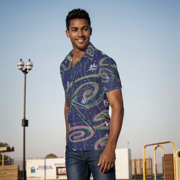 Black Widow All-Over Print Men's Shirt - Image 3