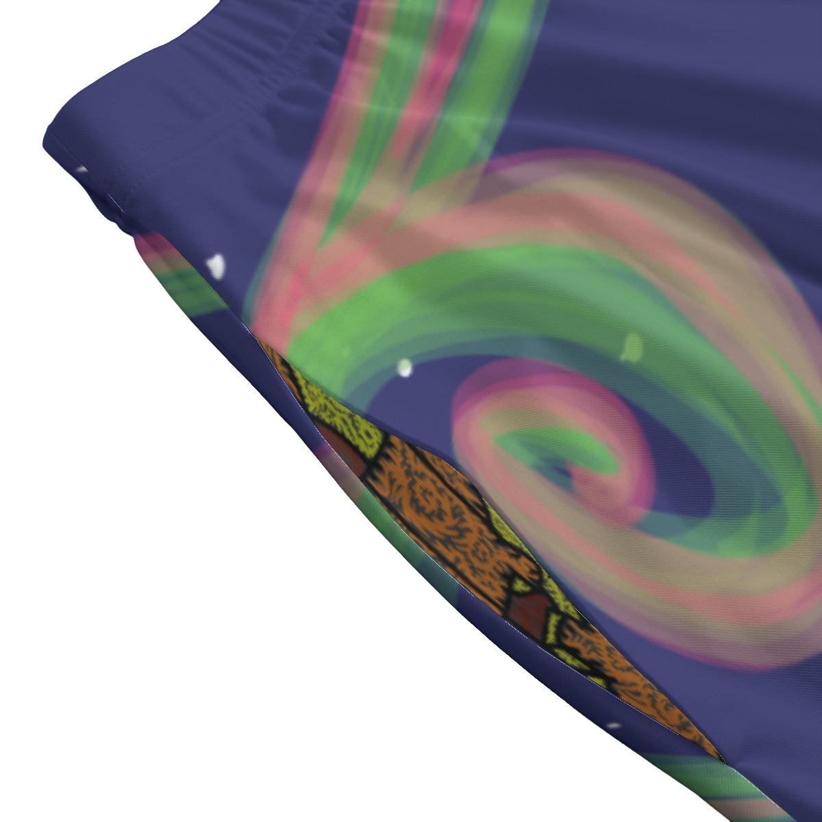 Pumpkin Spice Swirls All-Over Print Women's Long Maxi Skirt With Pockets - Image 4