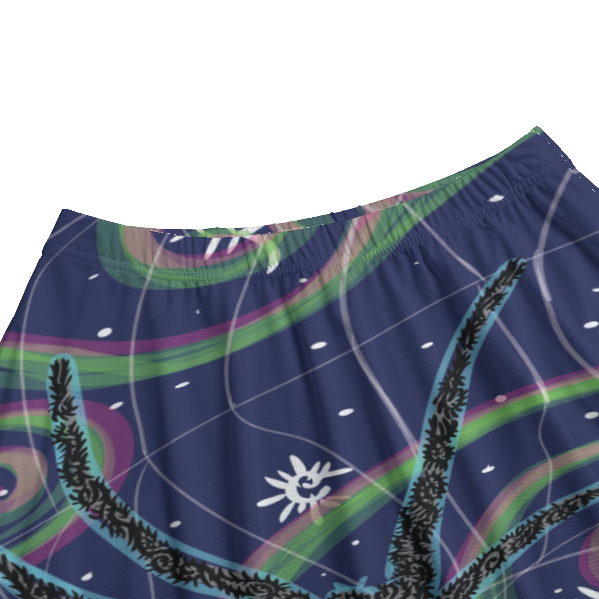 Black Widow All-Over Print Women's Long Maxi Skirt With Pockets - Image 3