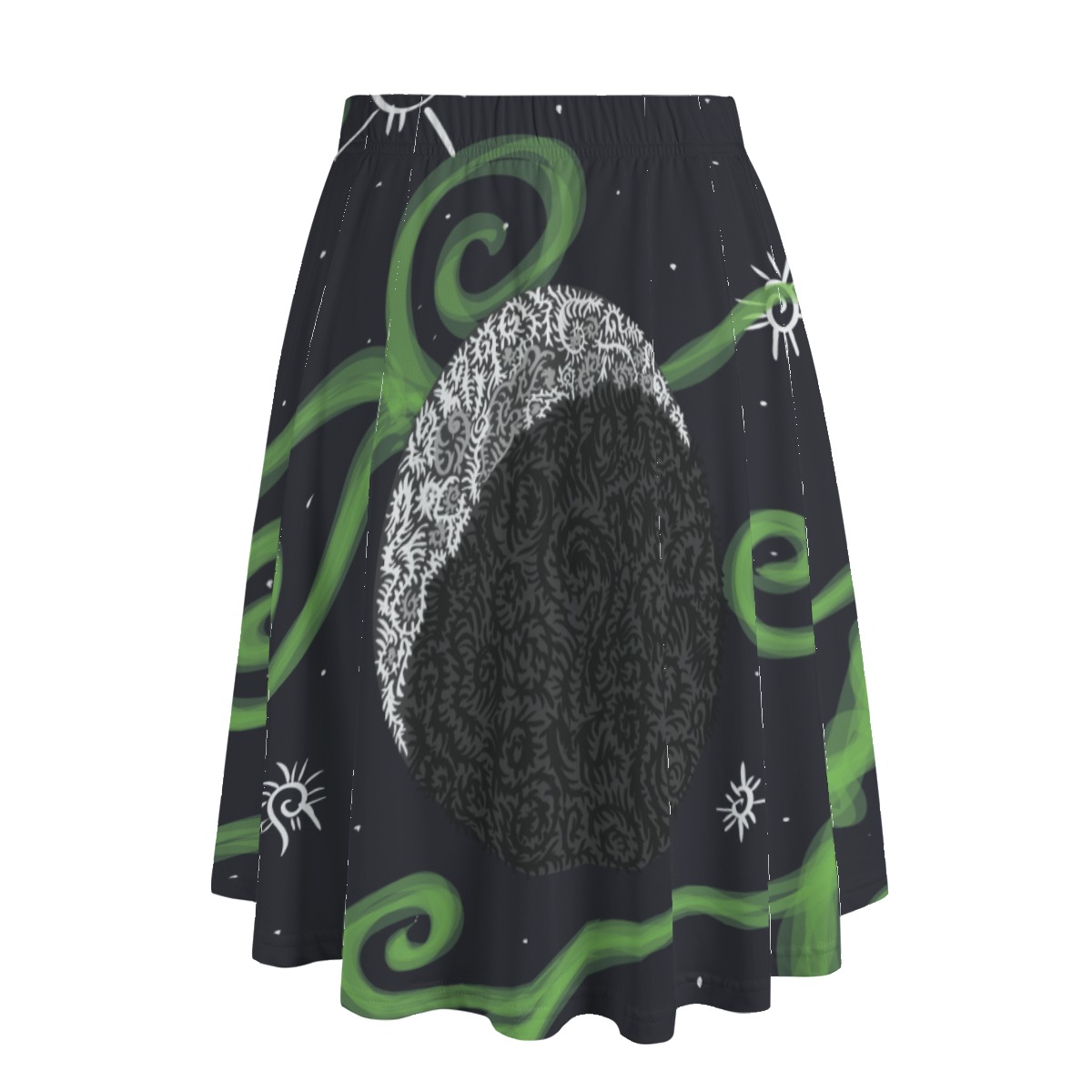 half the moon i used to be All-Over Print Women's Long Maxi Skirt With Pockets - Image 2