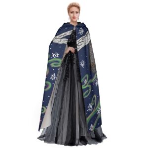 Swirls of bats All-Over Print Unisex Hooded Cloak