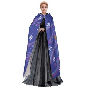 Bat Swirls All-Over Print Unisex Hooded Cloak